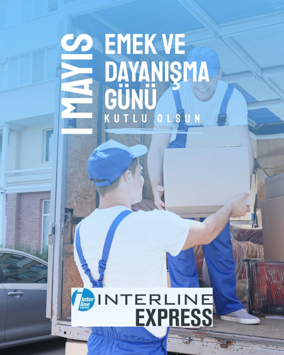 interlinexpress's tweet photo. Emeğe ve alın terine saygıyla…
1 Mayıs’ta emeğin gücünü hep birlikte kutluyoruz.

#interlineexpresskargo #1mayıs https://t.co/1wsJKO7Ge2