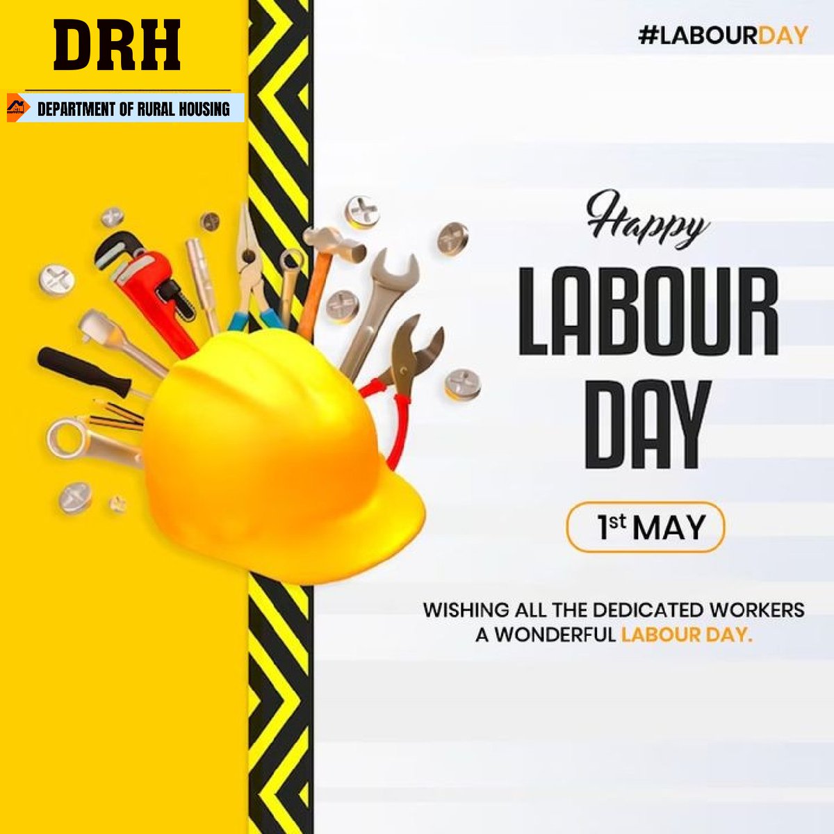 Ayekoo to all workers!!!, especially our dedicated staff! Your efforts in promoting safe, affordable housing  and sustainable building materials transform rural communities. 🧱 
#WorkersDay #LabourDay