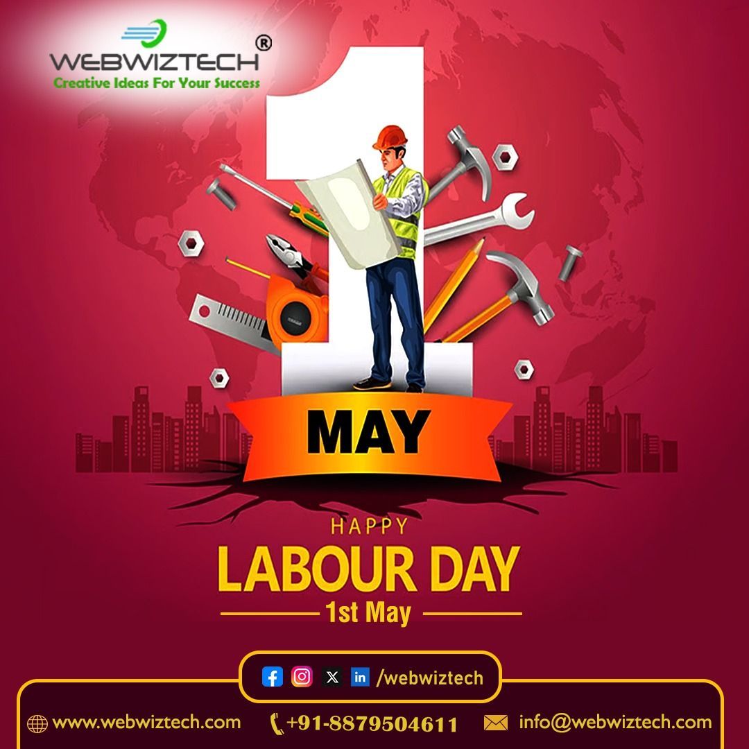 webwiztech's tweet photo. Today, we salute the hard work, dedication, and creativity of every worker who powers progress — from coders to builders. At WebWizTech, we’re proud to support businesses with smart digital solutions that make work smoother and success achievable.

#LabourDay #WebWizTech https://t.co/iIz6oZ6dBd