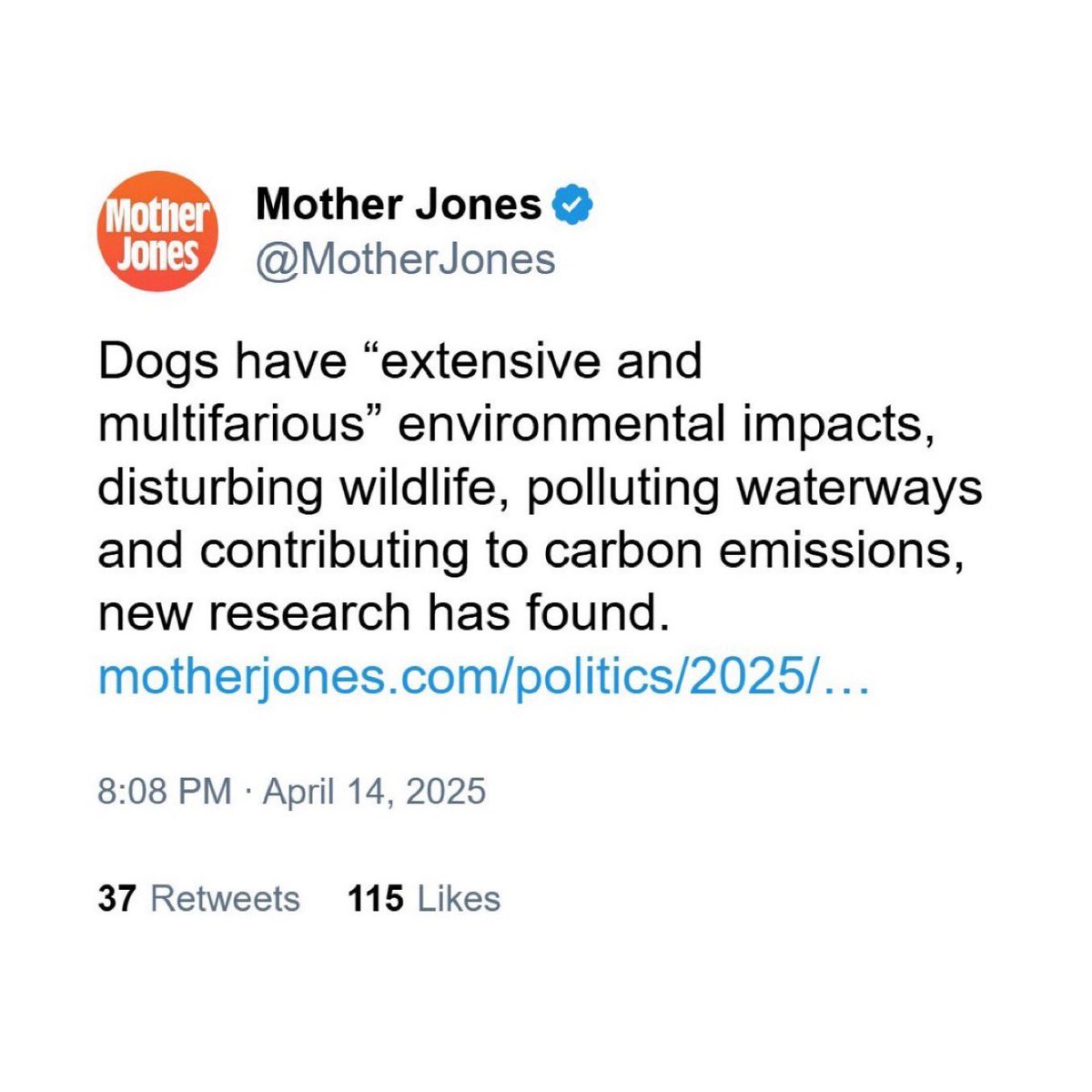 Democrats are trying to ELIMINATE dogs.

This will lead to permanent Republican rule. 

America likes dogs much better than all of you.