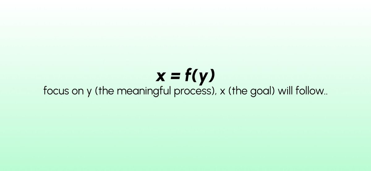 _aswin_asok_'s tweet photo. if you want x, don’t chase x. find the y that holds long-term value,
and x will follow.

like, i want to learn daily but i’m lazy. so i start a YT channel.
i’ll learn just to make videos. and i love making content creation.

that’s the y that brings the x. https://t.co/BrnvsV0nKA