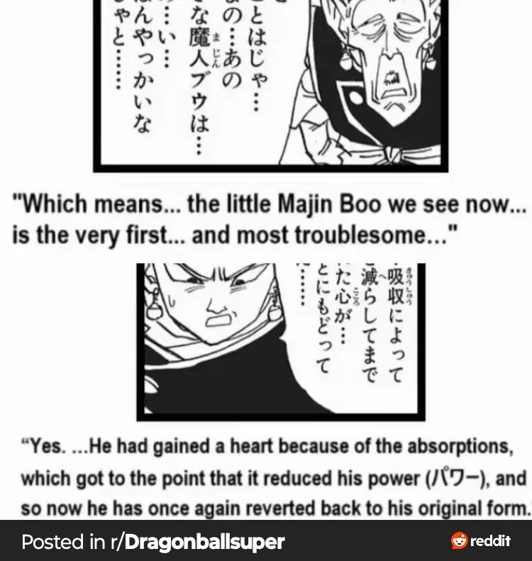 NebladeB's tweet photo. @jr_tuber @dbs_10_10 Translation errors and a poorly adapted anime are no proof of anything. This panel doesn't say anything like that. It just says he's the most problematic, which isn't the same as being the most powerful. https://t.co/67k23ID3UF