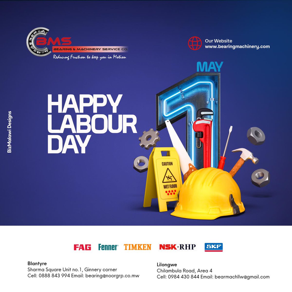 BMS_mw's tweet image. You are the force that keeps this country moving.
Today, Bearing &amp;amp; Machinery Service celebrates you and wishes you a Happy Labour Day!
Here’s to hard work, dedication, and driving progress — together.

#LabourDay #BMSSolutions #DrivenByDedication #MalawiPride #SupportingGrowth