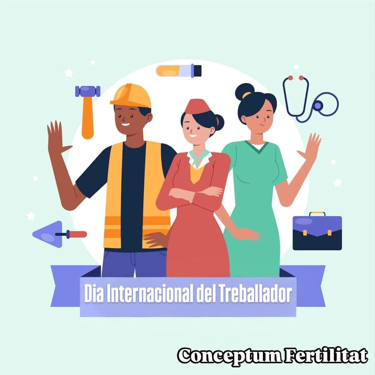 🌐 Dia Internacional del Treballador 🌐 Avui celebrem aquest dia fent un homenatge a totes les persones que treballen amb amor, esforç i dedicació 💪❤️
Des del nostre centre, un agraïment especial a tot l’equip que fa possible somnis cada dia 👶✨
Feliç Dia del Treballador!