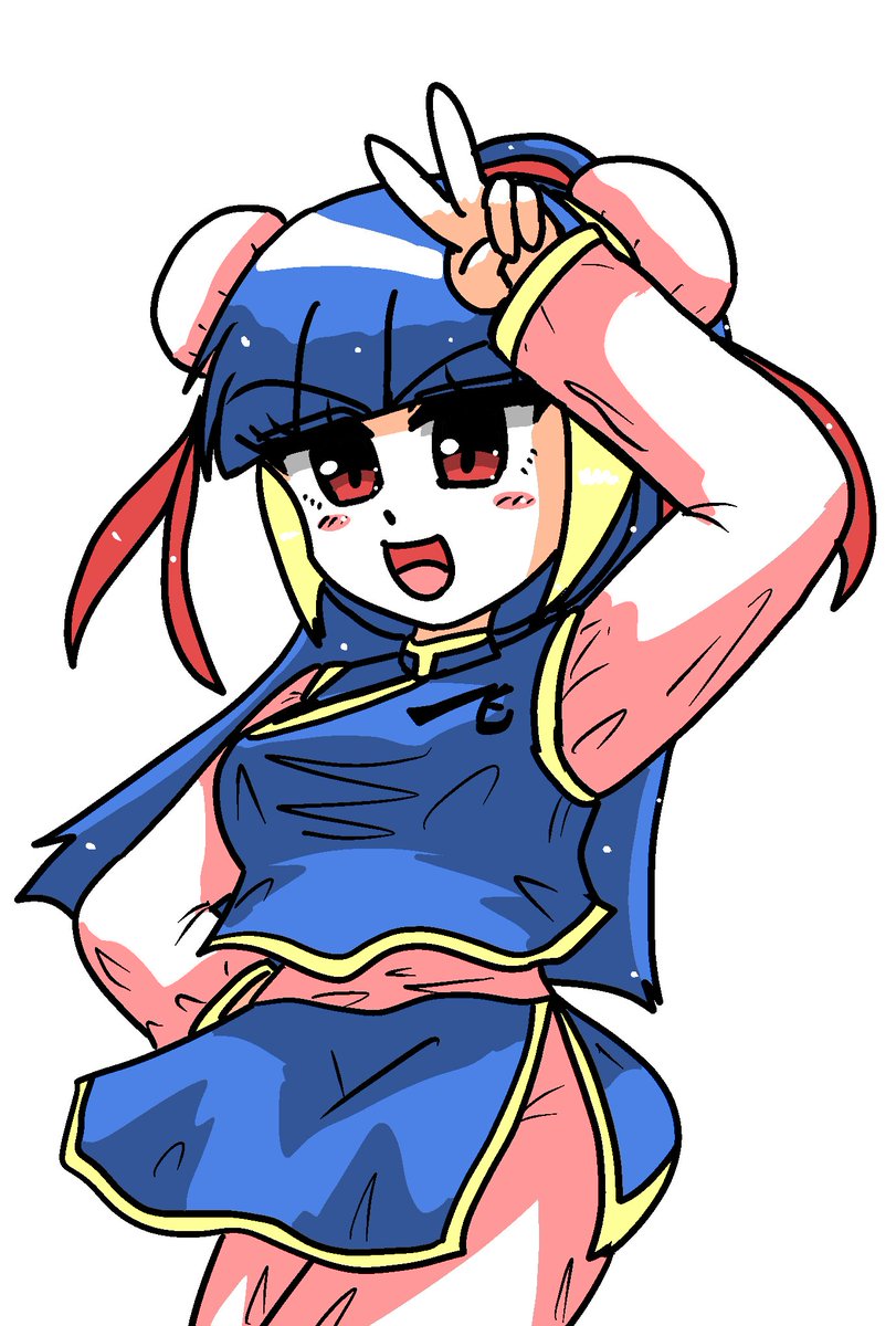 #うちの子描いてみませんかキャンペーン

たまにはうちの上海出身の横浜市民の中国人の彩飛影さんを…(笑) 