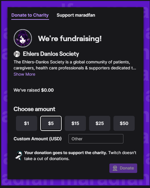 maradfan's tweet photo. May is EDS Awareness Month ✨💜 And I would really like to raise some funds for @TheEDSociety 💜As someone with EDS, I try to bring awareness as much as I can in my community as well as make a safe space for others with invisible illnesses ✨For more info: https://t.co/a6yXdBGxuK https://t.co/43C73Ntkyq