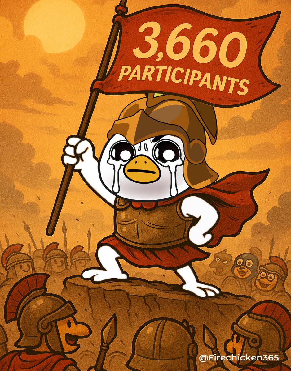 HELLO~  This is FIRECHICKEN 

April airdrop event is done yesterday, 3660 people had participated our event. 

Thank you for your 🔥SPICY PASSION🔥

Let's show them our 🔥SPICY REVOLUTION🔥