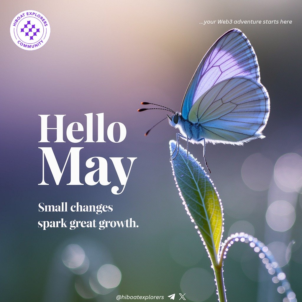 HIBOATXplorers's tweet photo. 🤗 Hello May! Let's set those goals and crush them! May this month be filled with productivity, growth and success. https://t.co/nktTkPwdbc