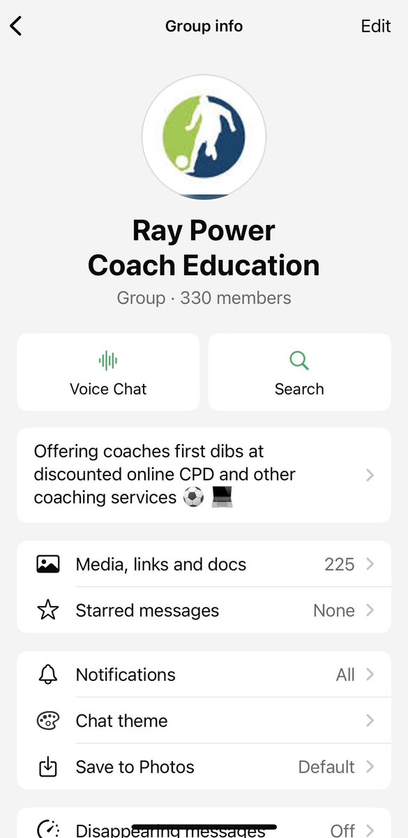 📣 Announcing…

💻 ⚽️ 

🔋Summer &amp; autumn #CoachingCPD loading… 

Coaches — Like for a link to join my WhatsApp group where courses:

⚽️ Drop first

⚽️ Best value

⚽️ Exclusive content