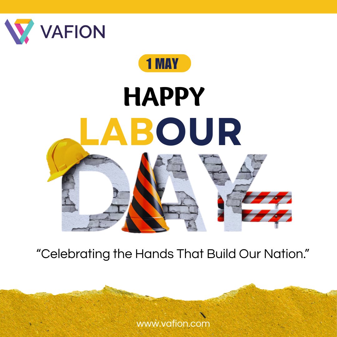 Happy Labour Day! Today, we honor the dedication, hard work, and resilience of every worker. Your efforts build our world—thank you for all that you do.
#keleno #vafion #labourday #May1st #hardwork #effort