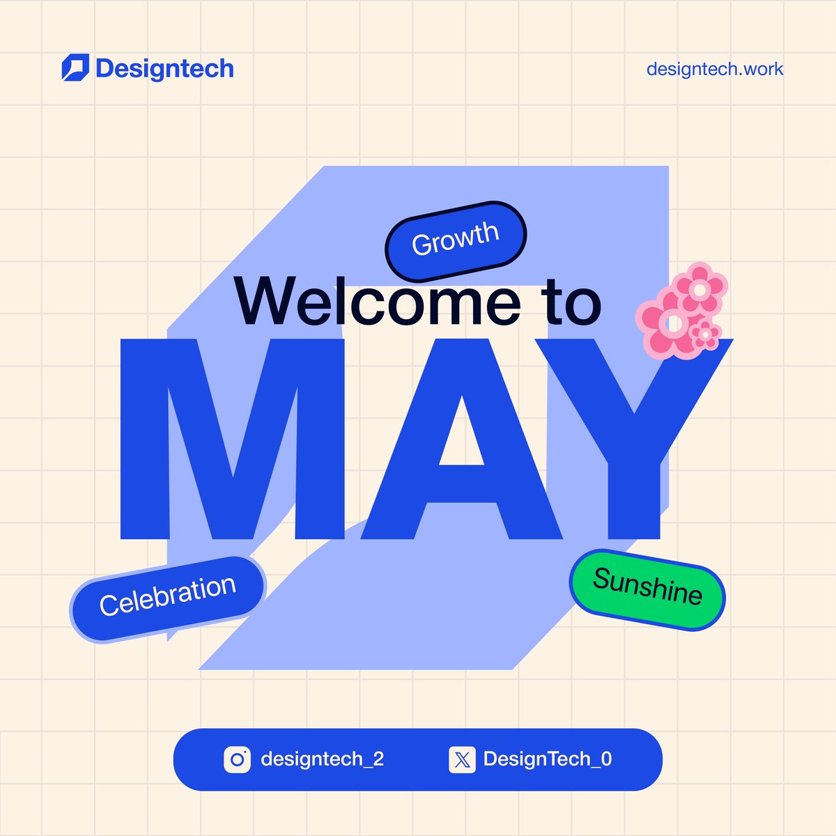 DesignTech_0's tweet image. Happy new month from DesignTech😊
As we dive into May, let’s embrace the chance to innovate and create. Let this month be filled with fresh ideas, exciting projects, and the joy of bringing your visions to life. Here’s to a wonderful month ahead🤝