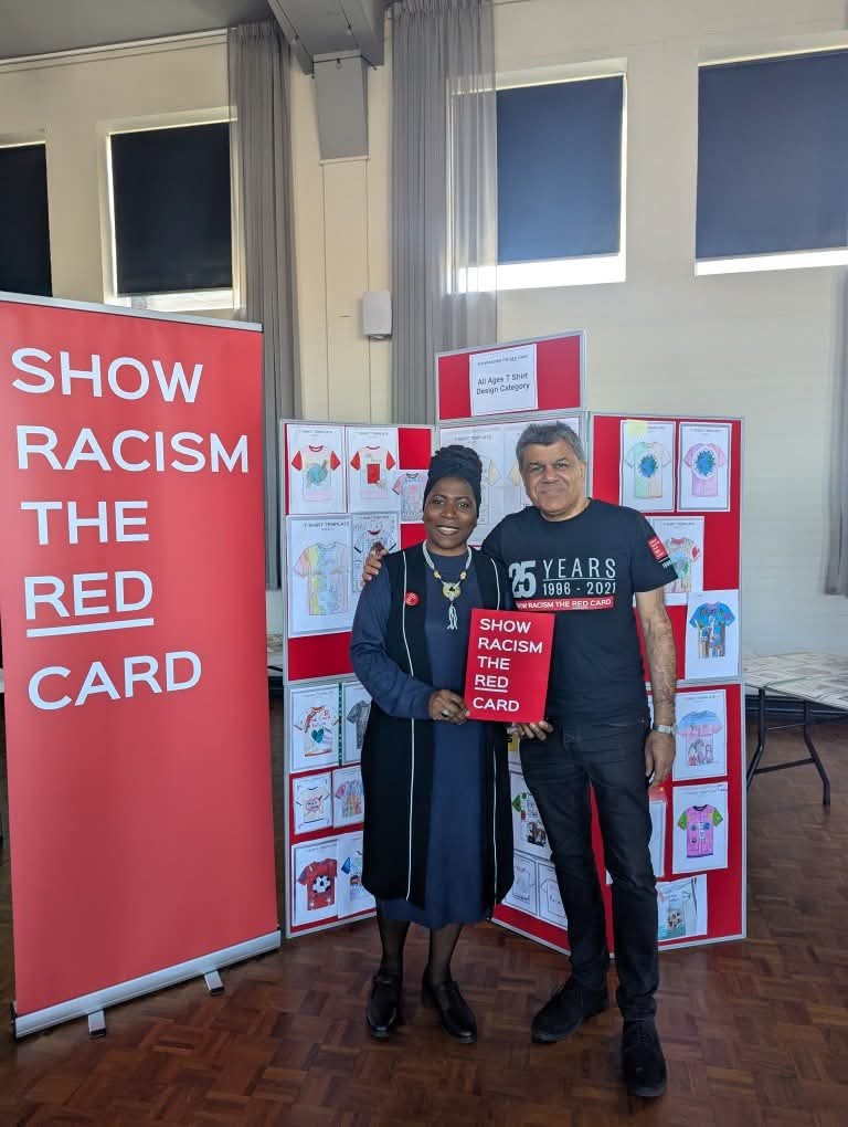 GedGrebby's tweet photo. Tomorrow we have the @SRTRC_England School Competition Awards in the Midlands at a top Football Club.
530 Schools took part this year.
#ShowRacismtheRedCard 
#Antiracism #education 
@NEUnion https://t.co/SPoIV04uLG