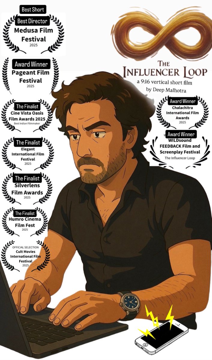 Deep Malhotra (@deepmalhotra) on Twitter photo The Influencer Loop: a 9:16 vertical short film.
Watch here: instagram.com/share/BANm5WjR…
<a href="/WAVESummitIndia/">WAVES India</a> #WAVES2025 #WAVESSUMMIT2025 #WAVESummit #WAVESummitIndia #WAVESSummit #deepmalhotra #deepruptive #LabourDay #LabourDay2025 #MaharashtraDiwas #MaharashtraDay #shortfilm #film The Influencer Loop: a 9:16 vertical short film.
Watch here: instagram.com/share/BANm5WjR…
<a href="/WAVESummitIndia/">WAVES India</a> #WAVES2025 #WAVESSUMMIT2025 #WAVESummit #WAVESummitIndia #WAVESSummit #deepmalhotra #deepruptive #LabourDay #LabourDay2025 #MaharashtraDiwas #MaharashtraDay #shortfilm #film
