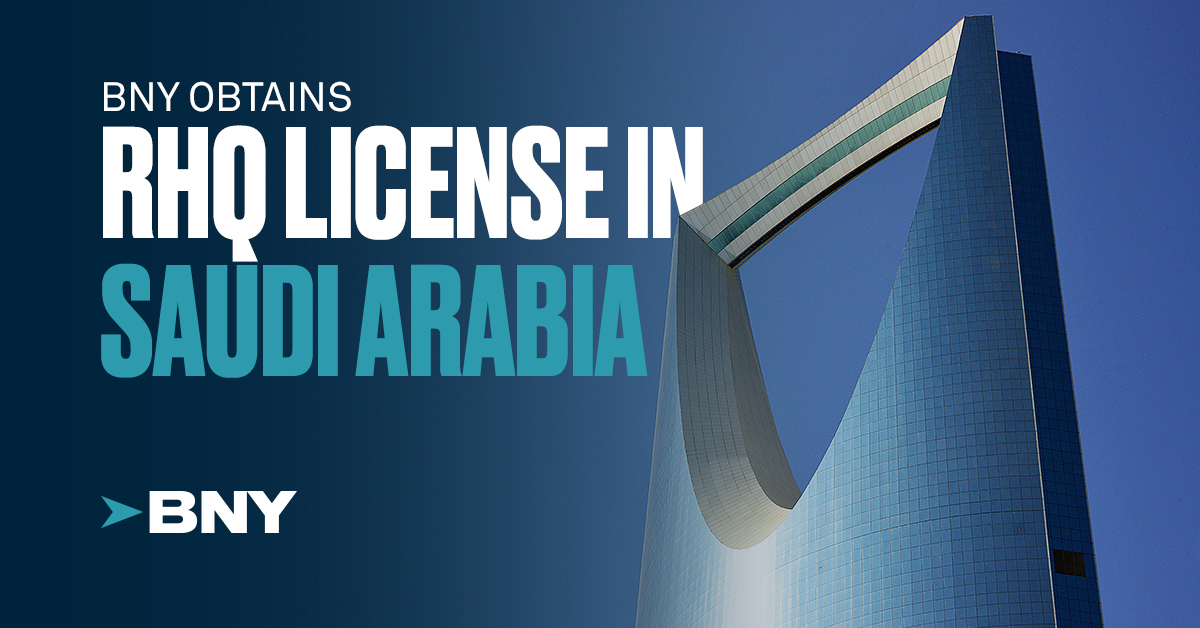 BNY (@bnyglobal) on Twitter photo ANNOUNCEMENT: BNY granted regional headquarters license in Saudi Arabia by <a href="/MISA/">وزارة الاستثمار</a>.
The RHQ will provide strategic, administrative and corporate services for #BNY in the #MiddleEast, reinforcing our decades-long presence in the region.
More: bny.com/corporate/glob… ANNOUNCEMENT: BNY granted regional headquarters license in Saudi Arabia by <a href="/MISA/">وزارة الاستثمار</a>.
The RHQ will provide strategic, administrative and corporate services for #BNY in the #MiddleEast, reinforcing our decades-long presence in the region.
More: bny.com/corporate/glob…