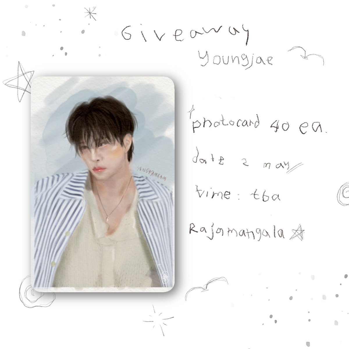 yakkuedpencoco's tweet image. 𓂋 pls rt 

giveaway ⟢
• ᴘʜᴏᴛᴏᴄᴀʀᴅ 40 ᴇᴀ

date ; 2 may
time ; tba
ราชมัง

𓐄 rt &amp;amp; show this tweet 

#GOT7_NESTFEST 
#GOT7_NESTFESTinBKK
#GOT7inราชมัง