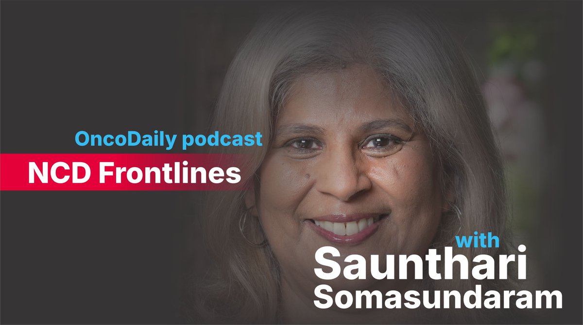 Frontlines with Saunthari Somasundaram | A New OncoDaily Podcast – Coming Soon

oncodaily.com/dialogues/ncd-…

Through NCD Frontlines, Dr Saunthari will lead insightful conversations with global leaders, practitioners, and advocates working to advance health equity and tackle the