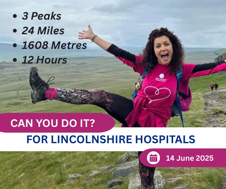 Our #YorkshireThreePeaks Challenge is back, bigger and better than ever!

📅 14th June
🚶24 miles taking in the three peaks of  Pen-y-Ghent, Whernside, and Ingleborough. 

Register now to secure your space👉ow.ly/O18F50VCxxH