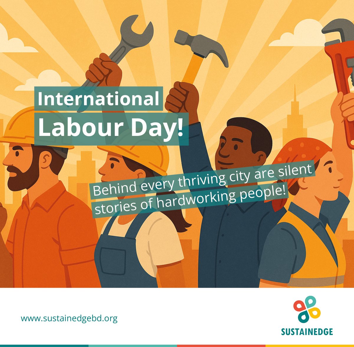 International Labour Day 2025!

Behind every thriving city are silent stories of hardworking people!

#InternationalLabourDay2025 #MayDay #WorkWithDignity