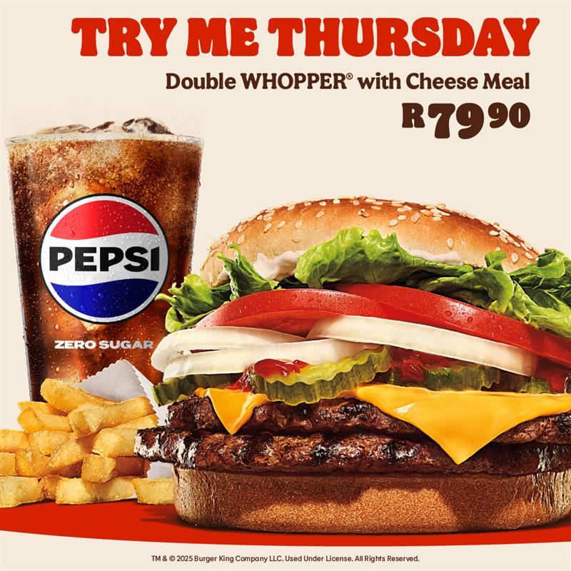 I'm bold, satisfying and irresistible...with 2 juicy Whopper® patties, fluffy buns and fresh vegetables, I’ll keep you coming back for more♥️🍔 #tryme