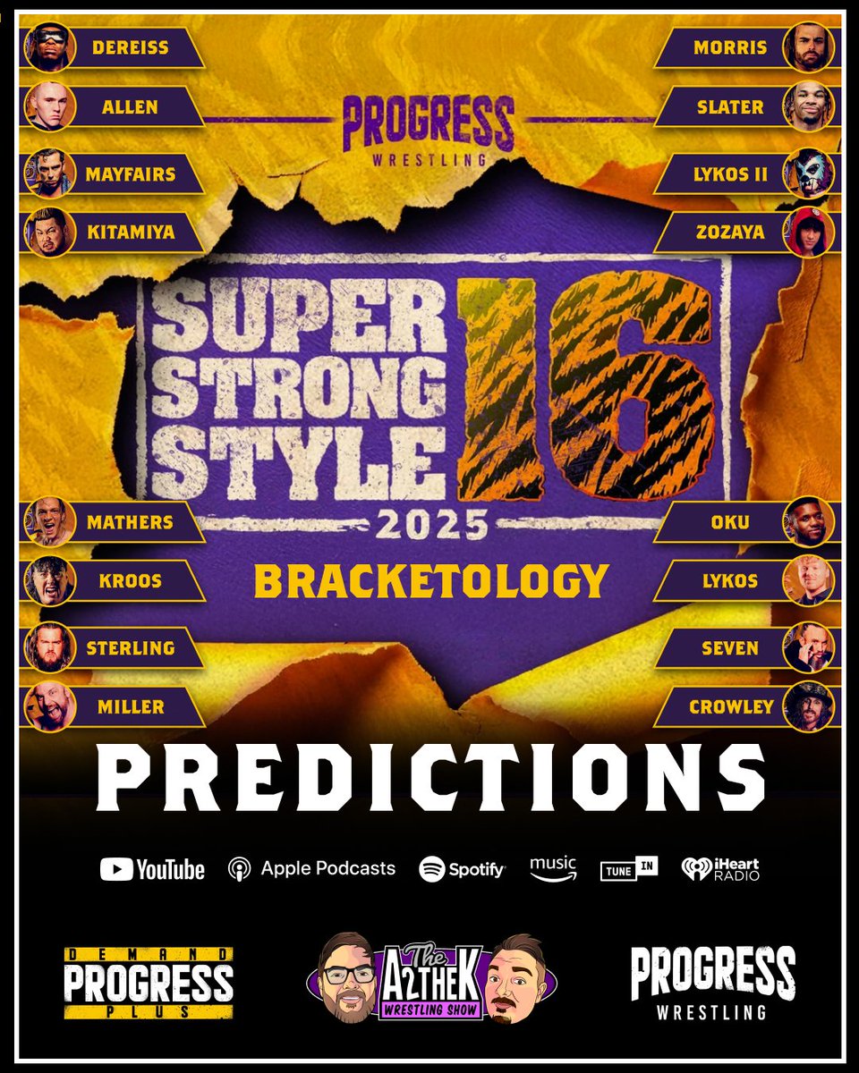 A2theKWrestling's tweet image. PROGRESS Super Strong Style 16 Predictions AVAILABLE NOW: youtu.be/d3TEx4qIMM0

💪 SSS16 tournament
💪 @NinaSamuels123 v @rhio_wrestler 
💪 @LukeJacobs00_YG v @CaraNoirPW

#progresswrestling #progress #thisisprogress #progresspredictions #sss16 #superstrongstyle16