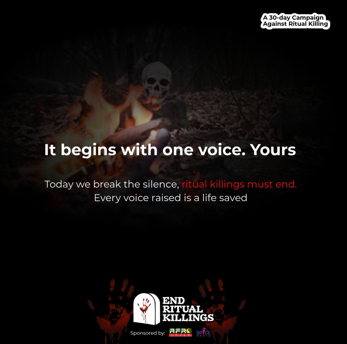 EO_George's tweet photo. Day 01
It begins with a voice. That voice is yours!
Every voice raised is a life saved!

#StopRitualKillings 
#30dayChallenge https://t.co/sid5PN2qgR