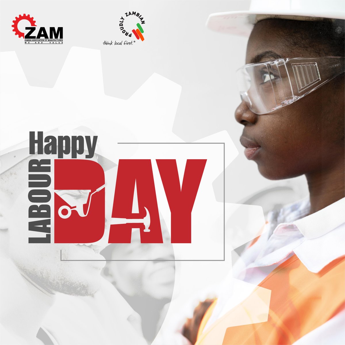 ZambiaMfg's tweet image. Manufacturing Zambia’s future starts with you.

This Labour Day we celebrate our skilled workforce powering growth. Thank you for forging progress, one innovation at a time.

#ZAM #WeAddValue #LabourDay