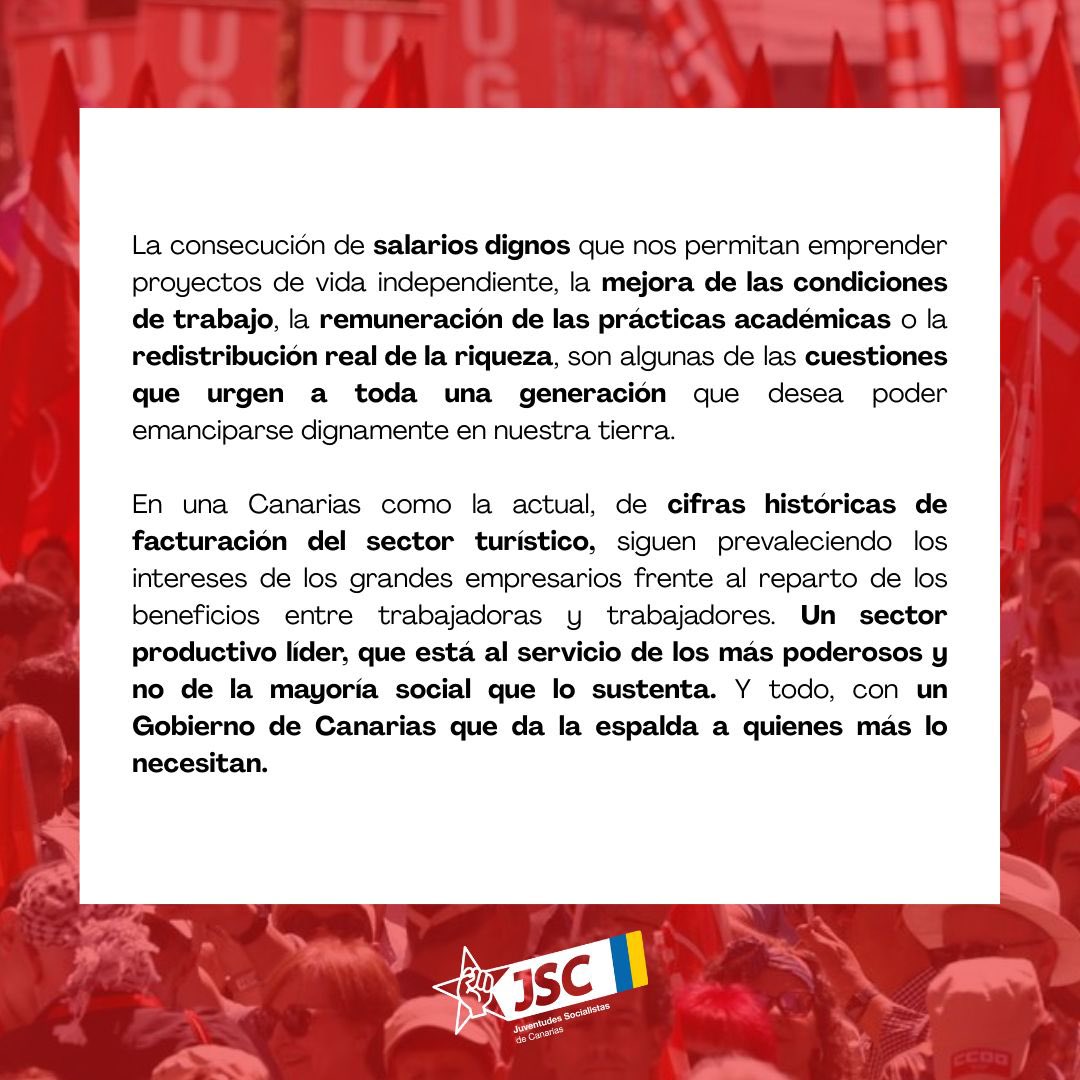Juventudes Socialistas de Canarias tweet media
