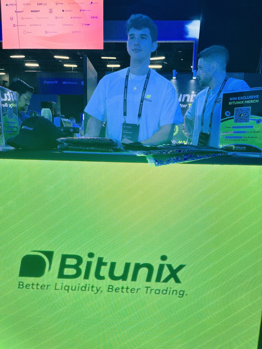 karimvarini's tweet image. #bitunixofficial Nice to meet you @ #Token2049