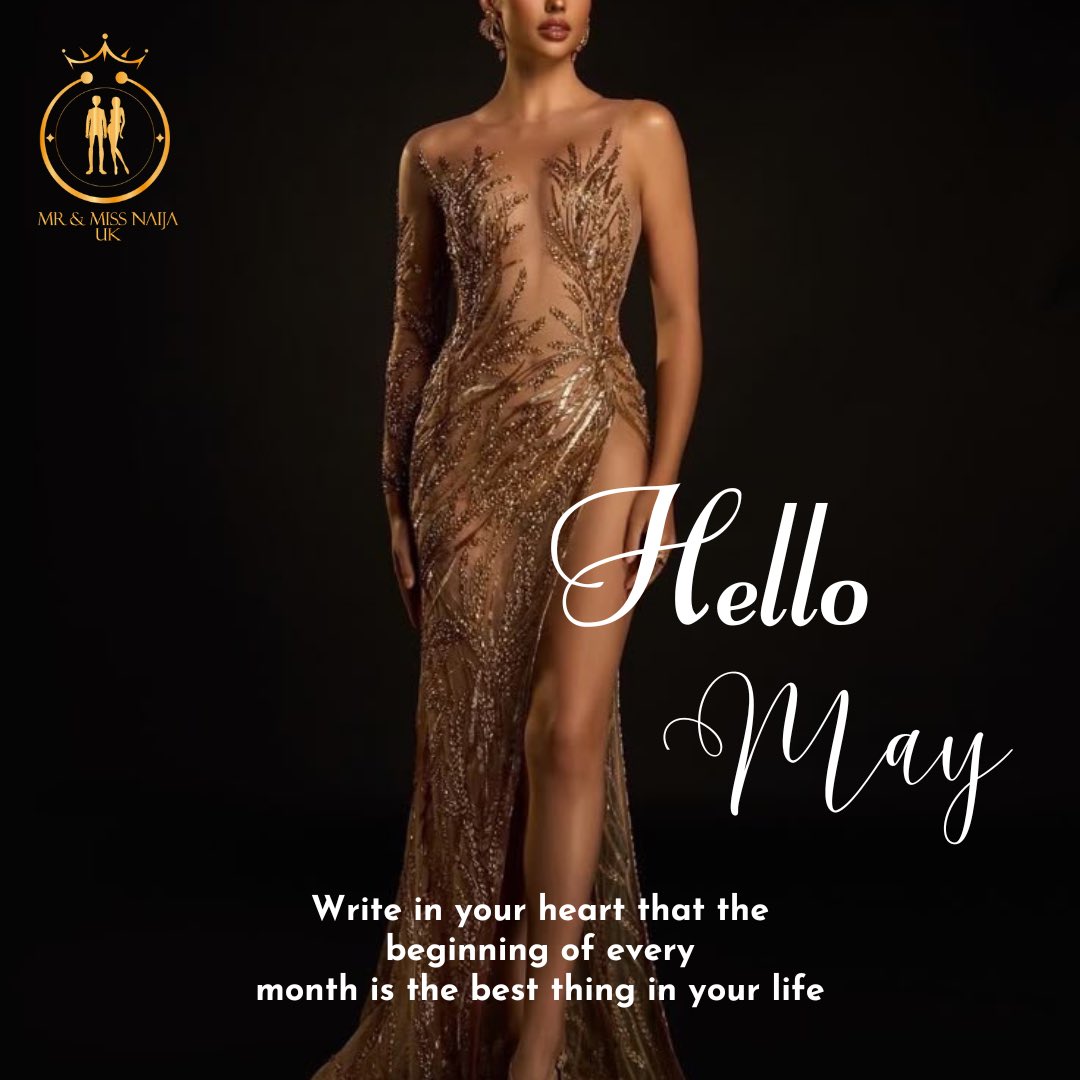 MissNaijaUk's tweet photo. Hello May! Let's make this month the most beautiful yet—filled with joy, love, and endless possibilities. Happy New Month, everyone! 💖 #MrAndMissNaijaUK #HappyNewMonth https://t.co/t36FQ66y9V
