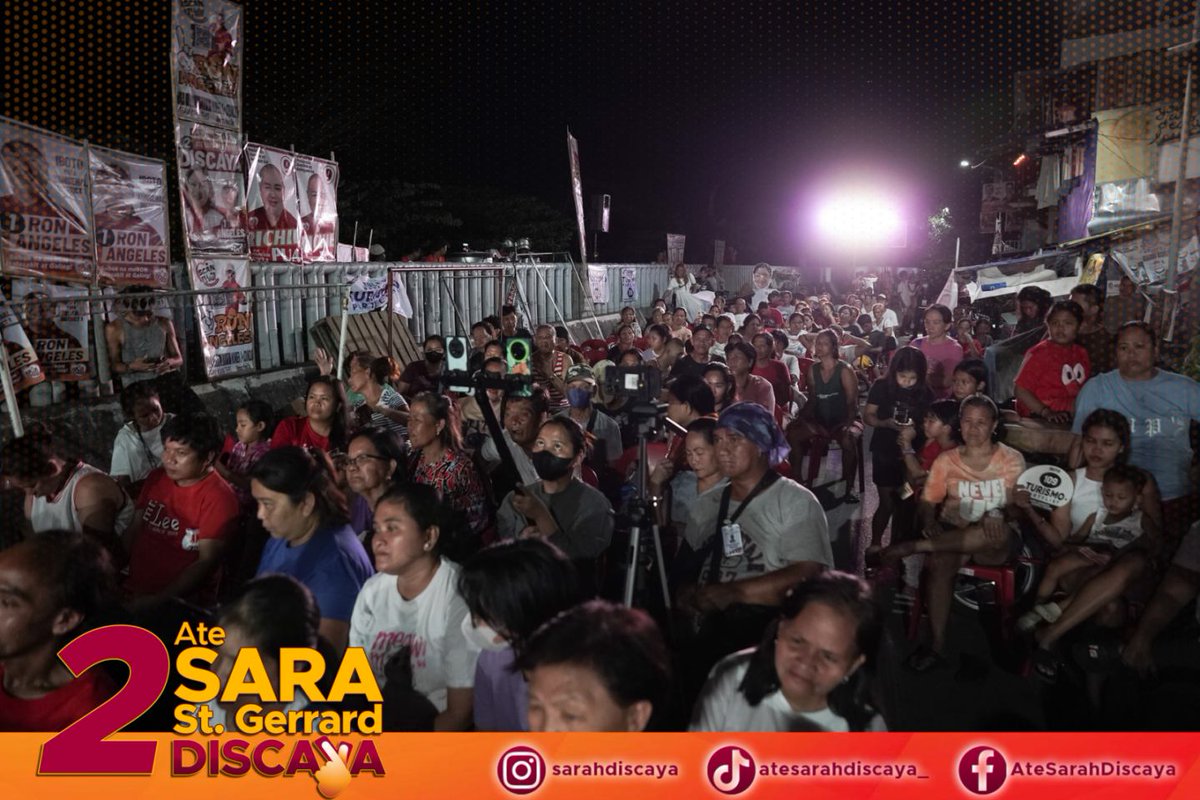 AteSarahDiscaya's tweet photo. Ako at ang buong Team Kaya This ay nagpapasalamat sa matagumpay na caucus na ating naikasa sa Barangay Ugong.

#2AteSaraStGerrard
#AteSarahDiscaya
#AlagangSarah
#Kayathis https://t.co/MAEWghK3xQ