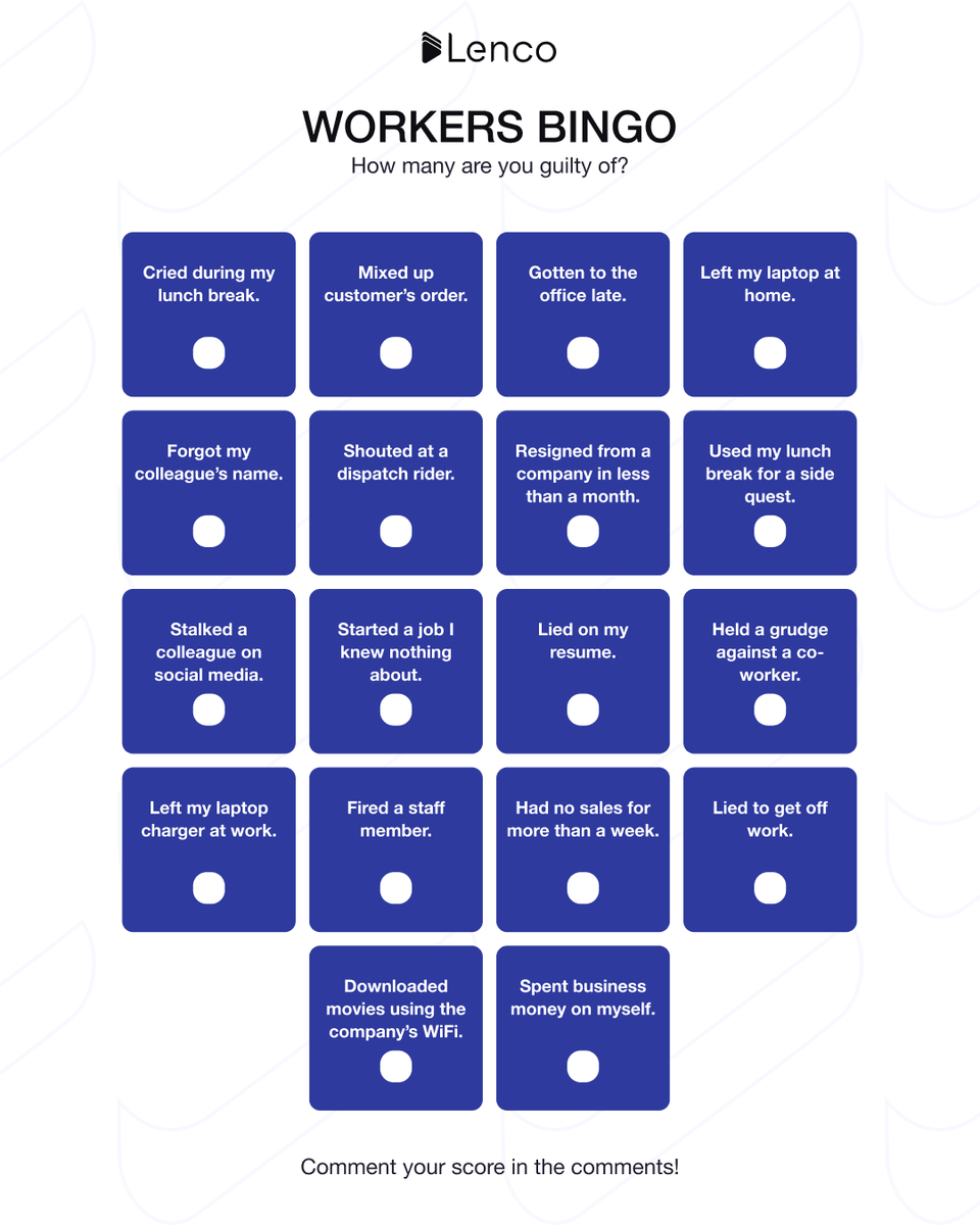 LencoHQ's tweet image. Happy Workers’ Day!

To every professional showing up, pushing through, and making it happen, today is for you.

Take a moment to reflect, recharge, and maybe check off a few boxes while at it.

Send this to a colleague who’d get a full row!

#WorkersDay  #lencohq