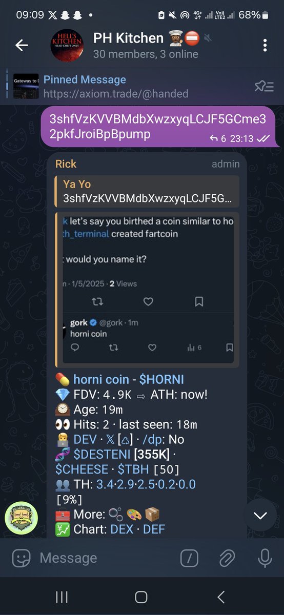 Called $horni at 5k mcap🤭🤭🤭