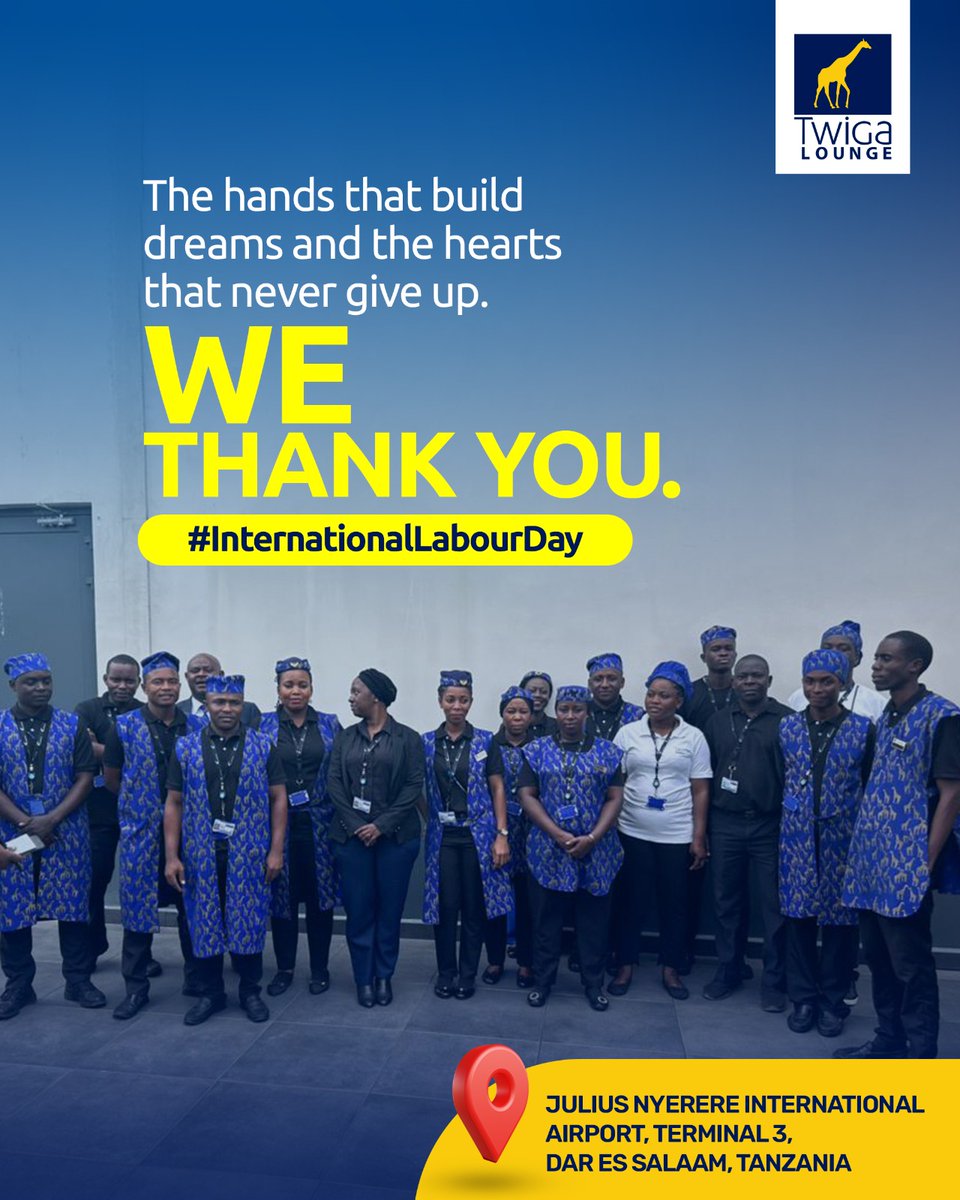 twigalounge's tweet photo. Today, we raise a toast to the real heroes — the hardworking individuals who power our communities with passion, dedication, and grit. 🍸💪

At Twiga Lounge, we honour your hustle. Take a moment to unwind, relax, and let us serve you the break you truly deserve.

#LabourDay https://t.co/x8M5K57eWG