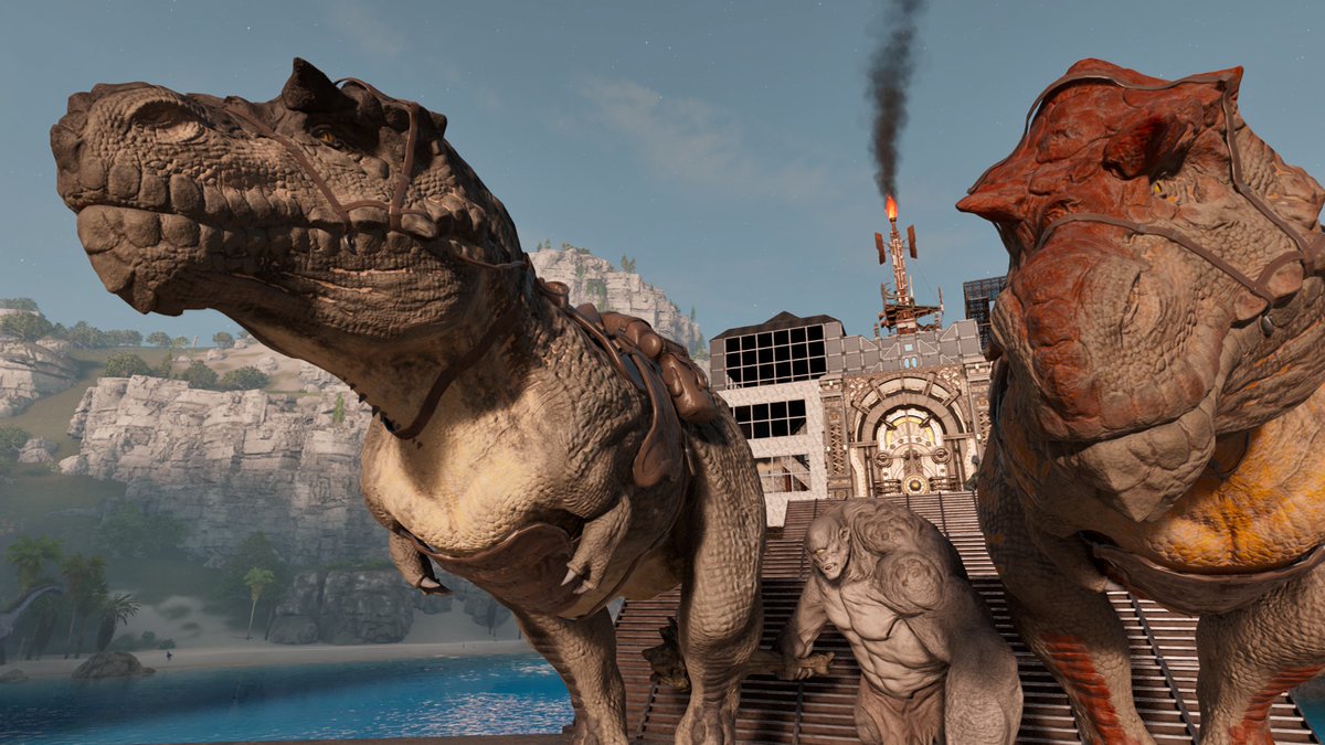 ikeikegogogogoa's tweet photo. ���ARK　#MODARK　
本日の配信コメント下さった方ありがとうございました🦕✨

レッサーパンダの高レベルとかほかにも色々テイム出来て満足です！
可愛いは正義だと改めて認識ｗ

サイクロプス…お前…ブリで来たんか…

夜はモンハン参加型なので良かったら遊びに来てください🦕✨ https://t.co/wRjMVM4A9W