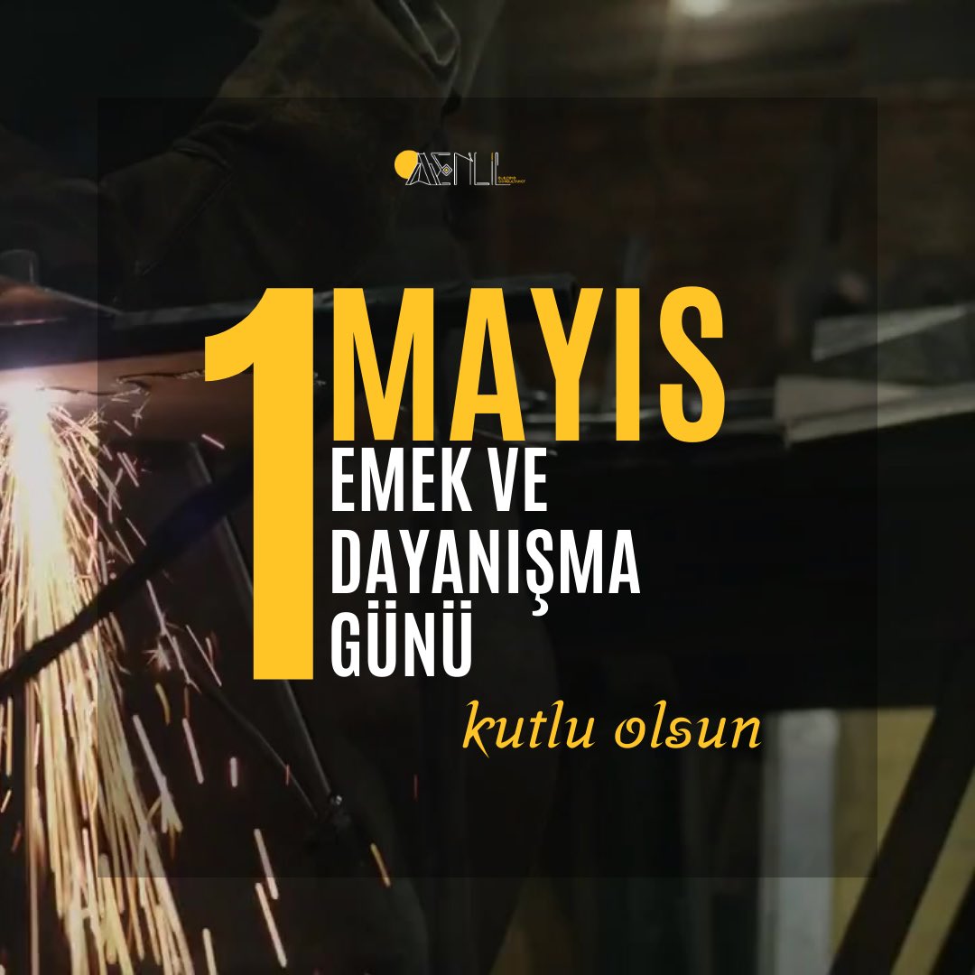EnlilYapi's tweet photo. Tüm emekçilerin 1 Mayıs İşçi Bayramı kutlu olsun! Alın teriyle yükselen her başarıya saygıyla… https://t.co/AA3bMWWshR