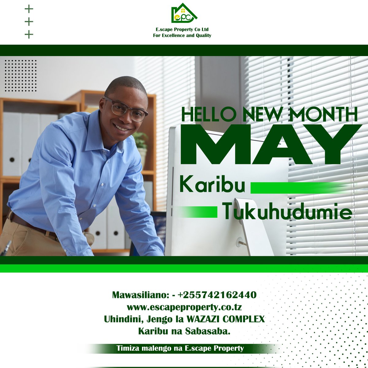 E_ScapeProperty's tweet photo. Happy new month 🎉 
E.scape property company limited!
Tunawaletea offer kabambe ya viwanja kwa punguzo la bei.
📞0742162440
Tunapatikana Dodoma uhindini jengo la wazazi complex.
For excellence and Quality 🤗 https://t.co/uDi19Psf3d
