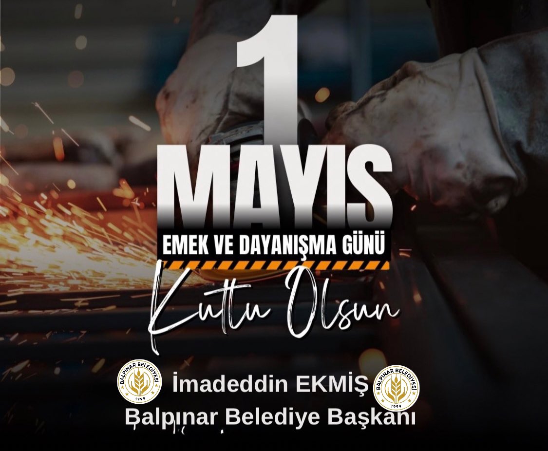 1 Mayıs Emek ve Dayanışma Günü Kutlu Olsun

Alın teriyle, emeğiyle, özverisiyle ülkemizi her gün daha ileriye taşıyan tüm işçi ve emekçi kardeşlerimizin 1 Mayıs Emek ve Dayanışma Günü’nü kutluyoruz.

Emeğe değer, dayanışmaya güç katarak Türkiye Yüzyılı’nı birlikte inşa ediyoruz.