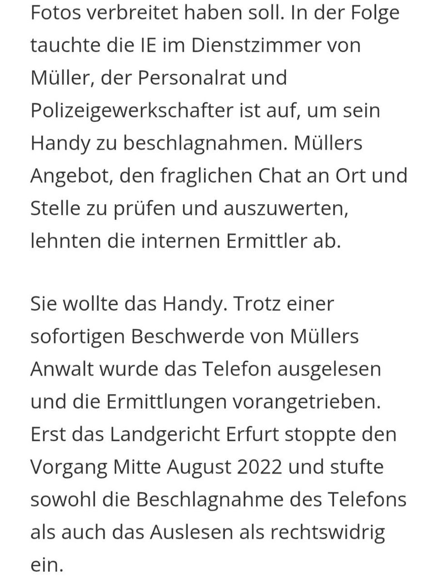 Der betroffene Gewerkschafter hatte Kontakte zu Mitgliedern des Thüringer Landtags auf dem beschlagnahmten Handy und diese Kontakte sowie die entsprechenden Chats waren darauf gespeichert. 
Maier wollte also Abgeordnete des Thüringer Landtages ausspähen oder musste zumindest
