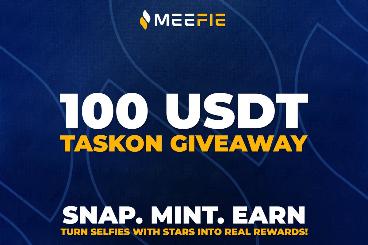 🚨 MeeFie 3 Click Giveaway is LIVE!

Join the fun in just a few clicks for a chance to win a share of $100 in USDT! 

MeeFie is the Web3 powered platform turning your celebrity selfies into digital rewards.
📅 April 30 – May 7
💵 40 winners will get $2 each
✨ Extra $2 for top