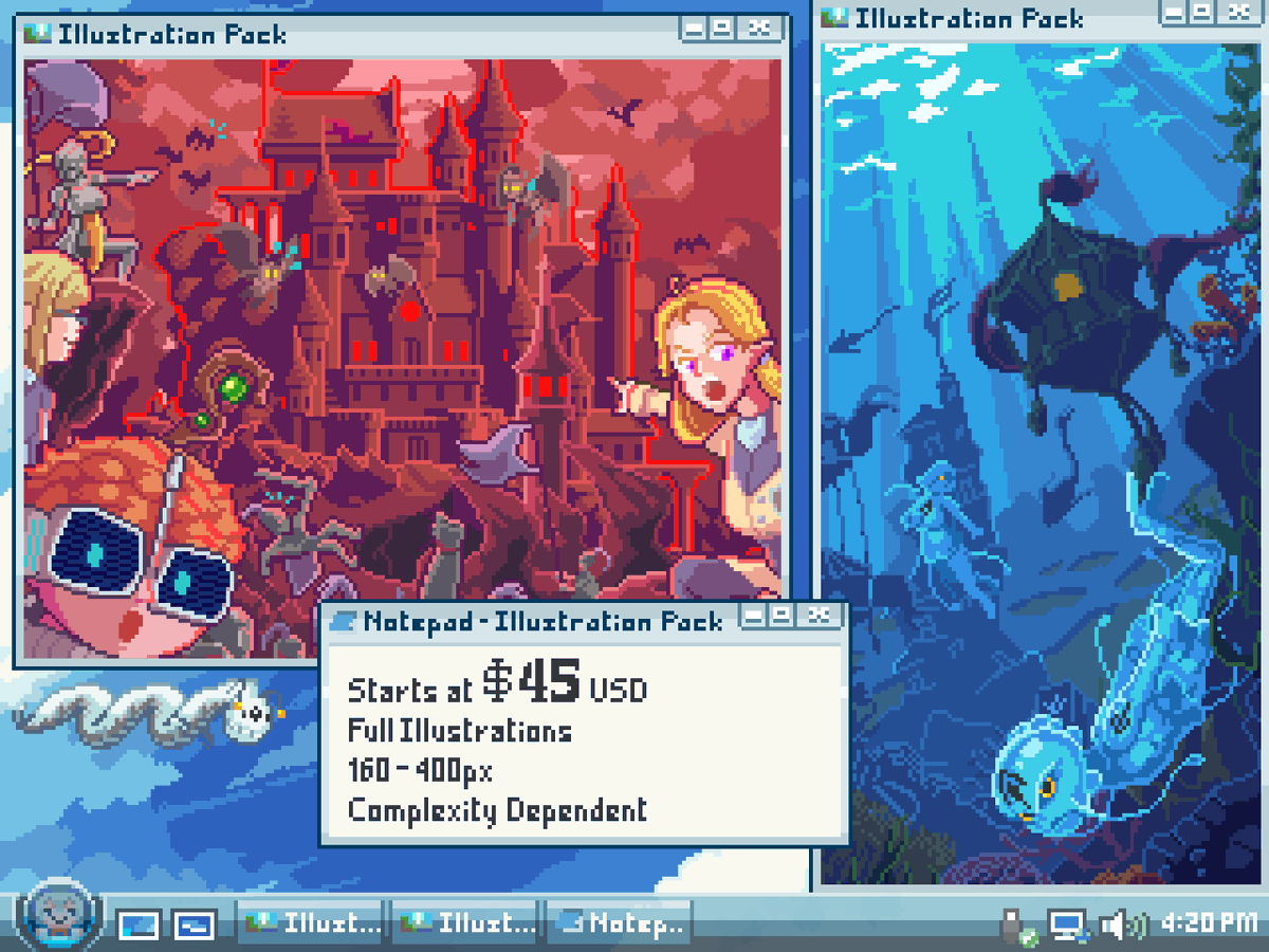 soncak's pixel art 𝓮𝓶𝓹𝓸𝓻𝓲𝓾𝓶 tweet media