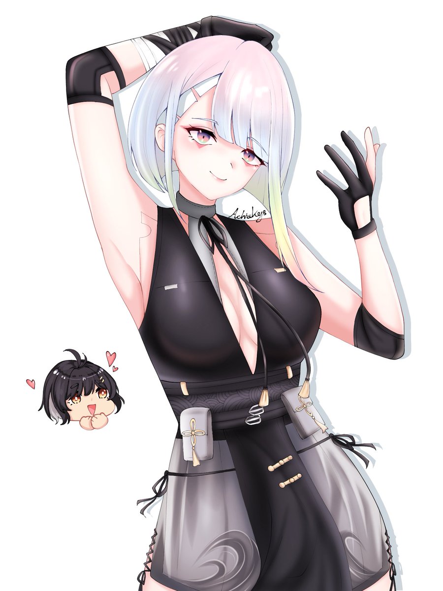 Lucy (Cyberpunk) As F-Rover 
#WutheringWaves #Wuwafanart #公式 #鳴潮