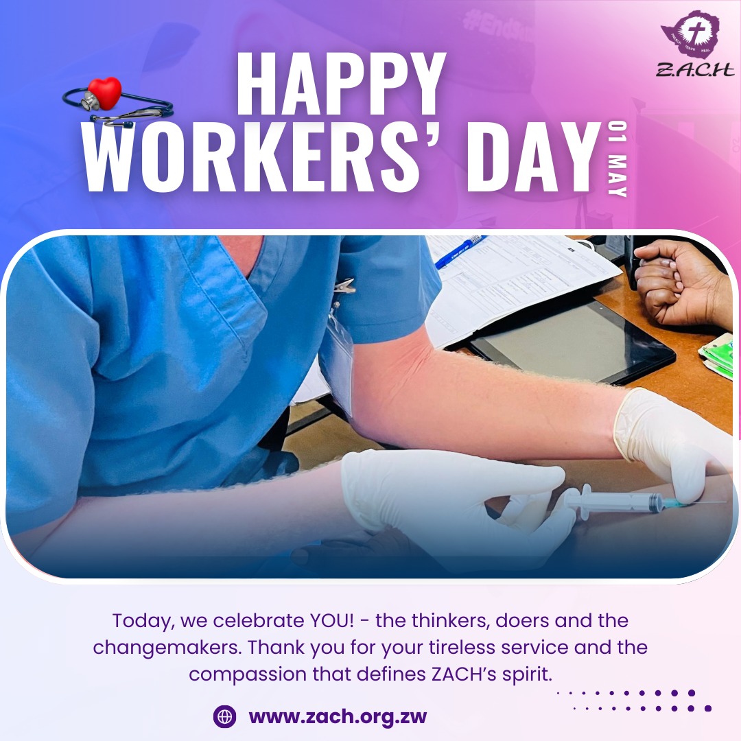 Zimbabwe Association of Church-Related Hospitals (@assoczach) on Twitter photo #HappyWorkersDay
Today, we celebrate the hardworkers who keep the world moving—the dreamers, the builders, the problem-solvers, and the doers. Every effort, big or small, is a step towards keeping the communities we serve healthy!
<a href="/ilo/">International Labour Organization</a> <a href="/zccinzim/">Zimbabwe Council of Churches</a> <a href="/nangozimbabwe/">NANGO Zimbabwe</a> <a href="/EFZZIMBABWE/">EFZ</a> #HappyWorkersDay
Today, we celebrate the hardworkers who keep the world moving—the dreamers, the builders, the problem-solvers, and the doers. Every effort, big or small, is a step towards keeping the communities we serve healthy!
<a href="/ilo/">International Labour Organization</a> <a href="/zccinzim/">Zimbabwe Council of Churches</a> <a href="/nangozimbabwe/">NANGO Zimbabwe</a> <a href="/EFZZIMBABWE/">EFZ</a>