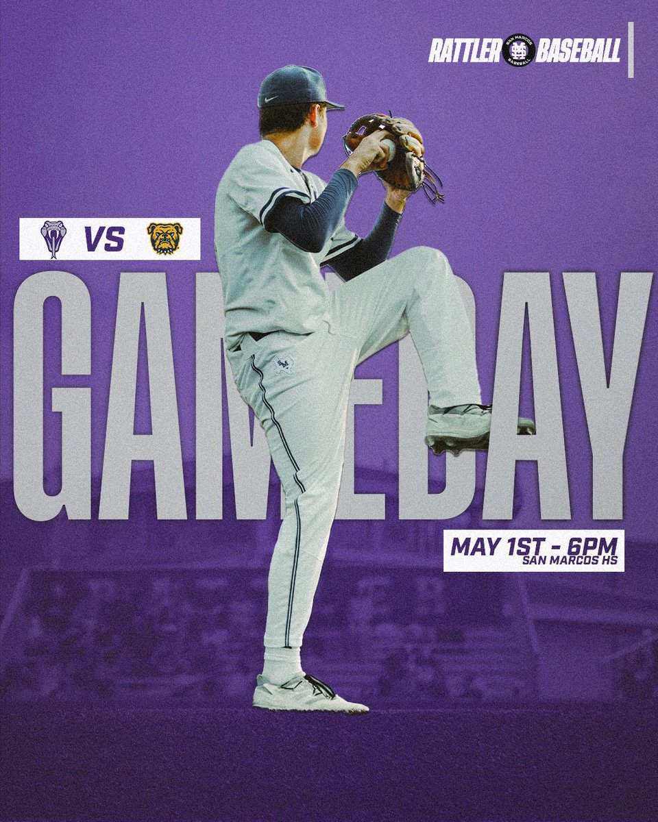 Bi-District championship!🔥
San Marcos vs Laredo Alexander 
Best of 3 Series- 
Game 1-Thursday May 1st- 6PM- San Marcos
🎟️ events.hometownticketing.com/boxoffice/smci…

#Together