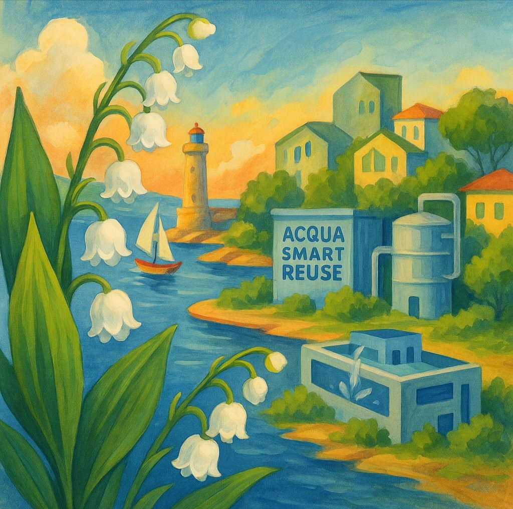 Aujourd’hui, on célèbre le muguet… et chez nous, c’est aussi une affaire de famille ! Une pensée florale et engagée pour l’eau, la nature et nos solutions durables. Belle fête du 1er mai à tous et à toute la Famille Muguet !