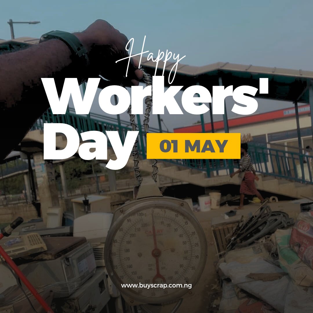 To our amazing BuyScrap team out there collecting even today - your dedication to a cleaner environment is truly appreciated! 🙌💚

Happy Worker's Day and happy new month!

#WorkersDay #BuyScrapNigeria #ScrapMetal #WasteManagement #Lagos #Nigeria #HappyNewMonth #Environment
