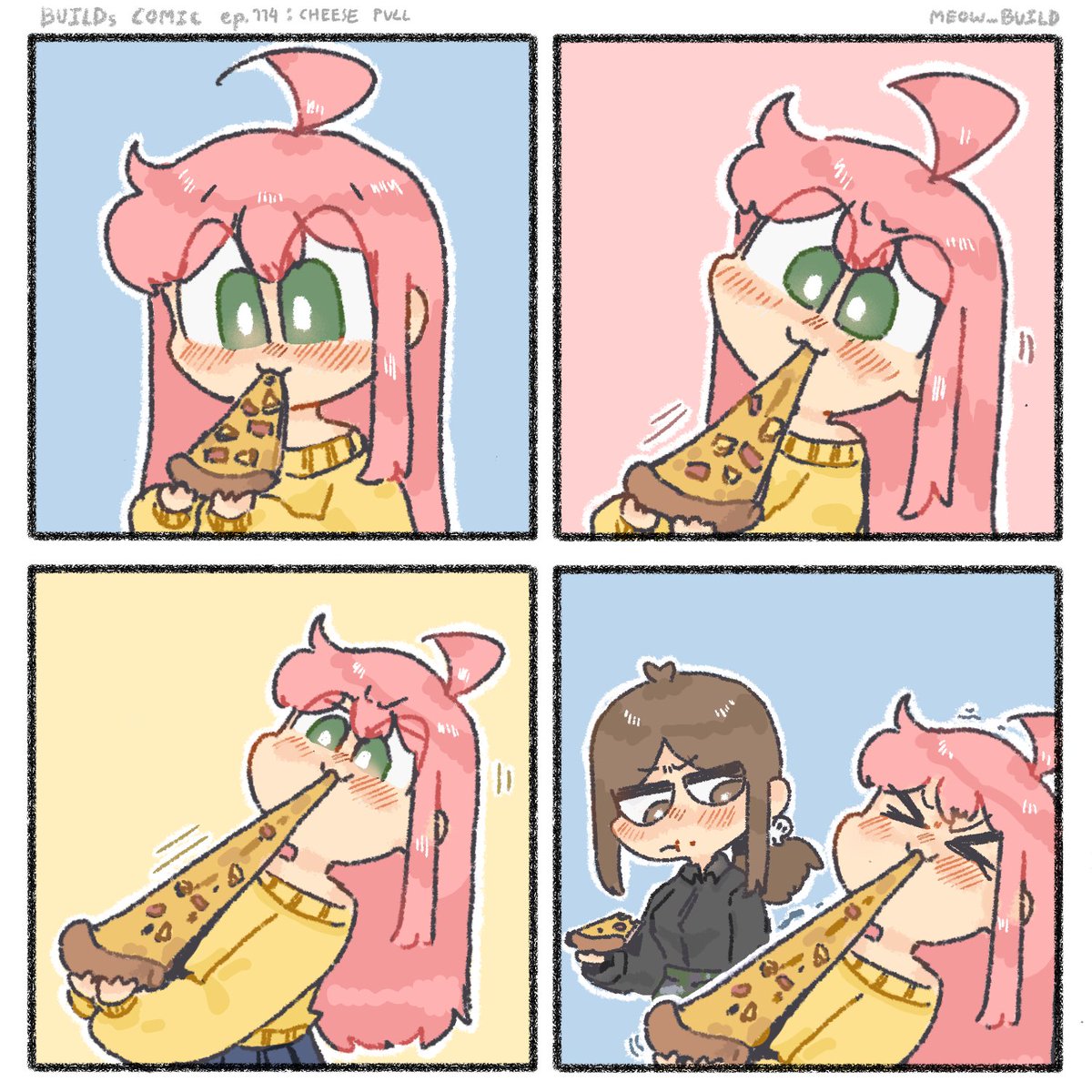 MeowBuild's tweet photo. Pizzaπβ¨ #BuildsComic https://t.co/0EZm1lANKA