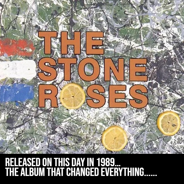 On this day 36 years ago, a new chapter in music history began…

The Stone Roses’ self titled debut album dropped.

2nd May 1989 🍋🍋🍋