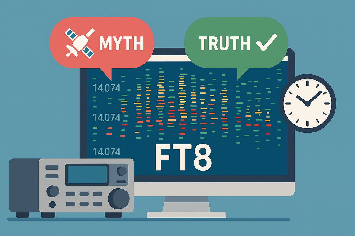 MarcusRoskosch's tweet photo. Debunking the Top Myths About Time Synchronization in FT8 https://t.co/C29Wpdm79N https://t.co/L5tr2irIyP
