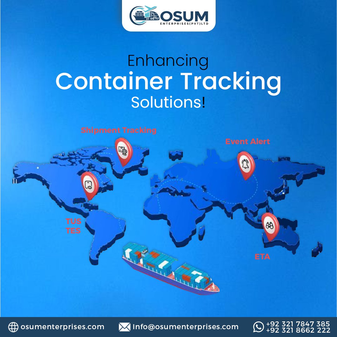 Osumenterprises's tweet photo. 🚢Track Smarter, Ship Safer!
🔐Boost transparency, security & peace of mind — every step of the way!
📲Get started today: https://t.co/iziXsOyEnV
📧info@osumenterprises.com | 📞 +92 321 7847 385 / +92 321 8662 222
#ContainerTracking #SmartShipping #LogisticsSolutions https://t.co/LVZZ8vUoDS