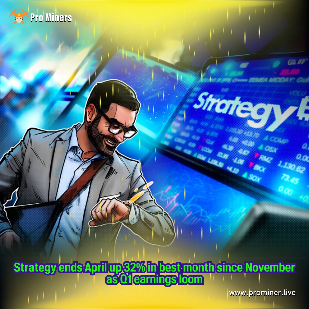 prominersin's tweet photo. Strategy stock up 32% in April.
Losses? $670 million.
Bitcoin bought? 218,887.
Mood? “Buy the dip with someone else's company.”
At this rate, they’ll own Bitcoin and your lunch money. 🍕📉📈
#Bitcoin #MicroStrategy #BTC #CryptoHumor #SaylorSzn #prominers #dtoc https://t.co/nC5tDPQgJT